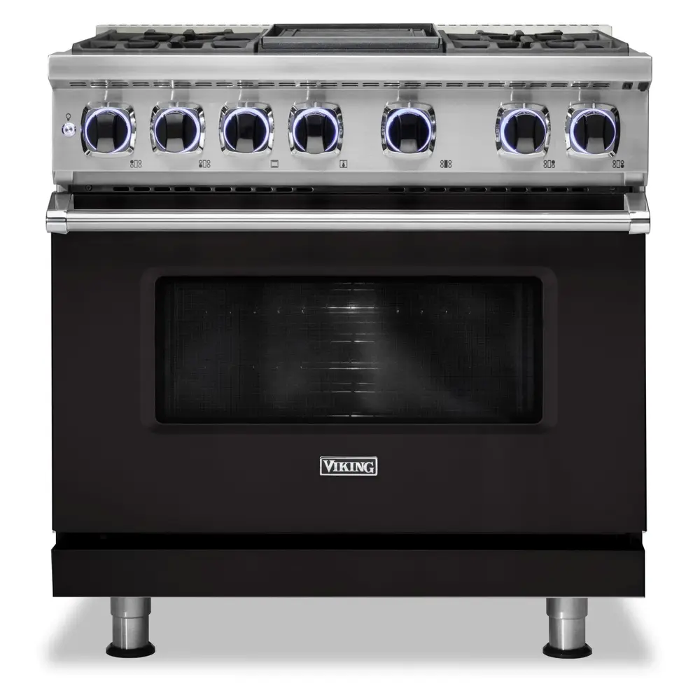 Viking 7 Series 36 inch Dual Fuel Range with 4 Sealed Burners and Griddle  -  VDR73624G* - Image 8