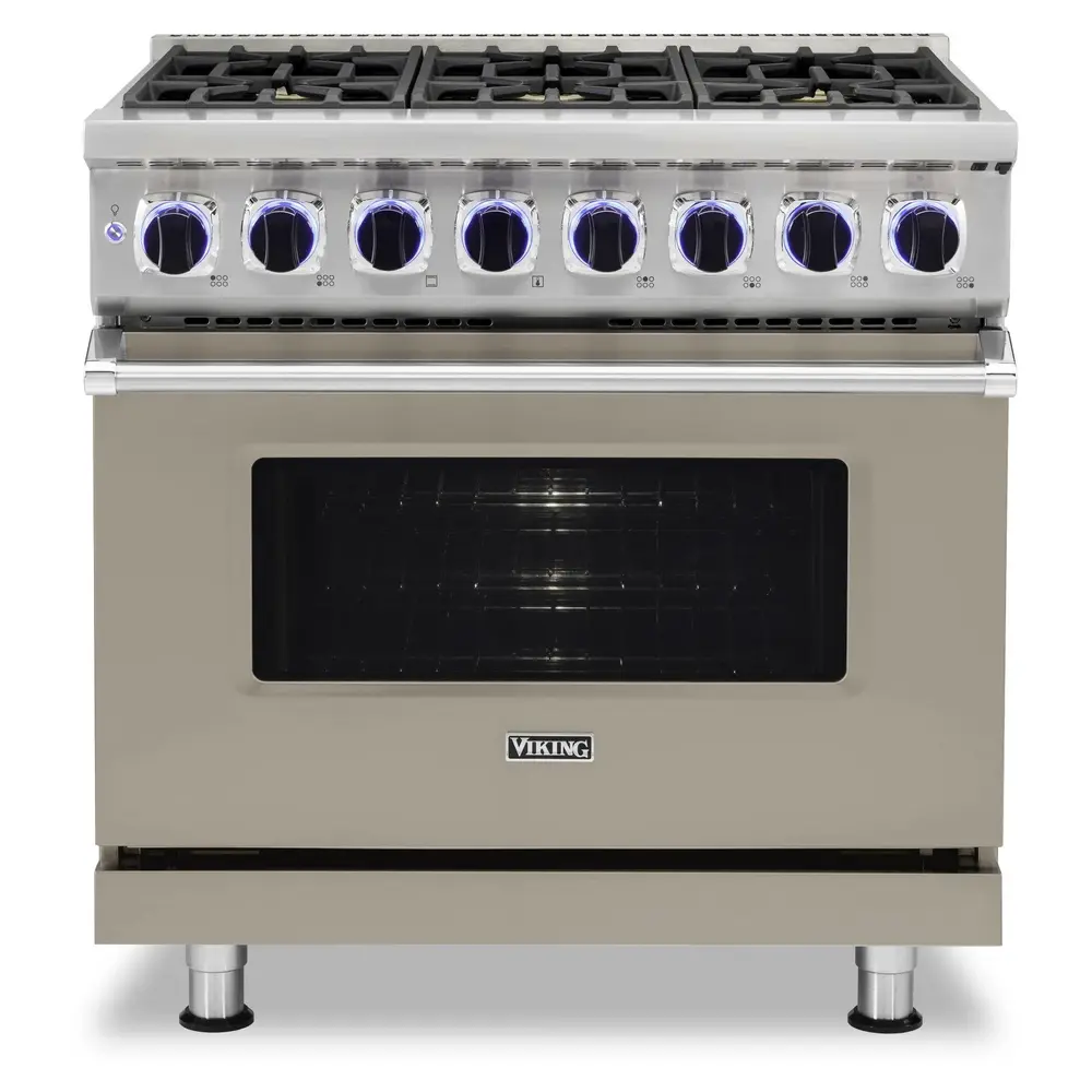 Viking 7 Series 36 inch Dual Fuel Range with 6 Sealed Burners - VDR73626B* - Image 10