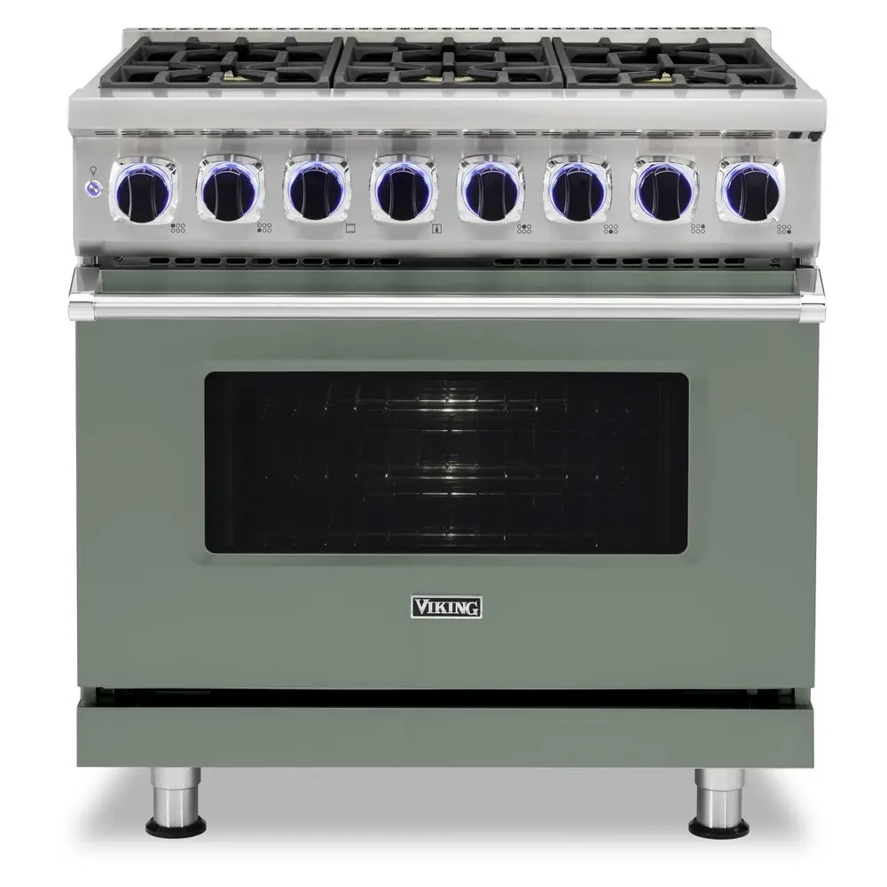 Viking 7 Series 36 inch Dual Fuel Range with 6 Sealed Burners - VDR73626B* - Image 14