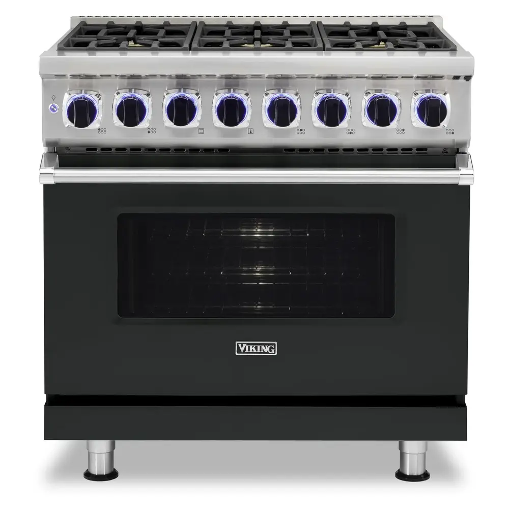 Viking 7 Series 36 inch Dual Fuel Range with 6 Sealed Burners - VDR73626B* - Image 20