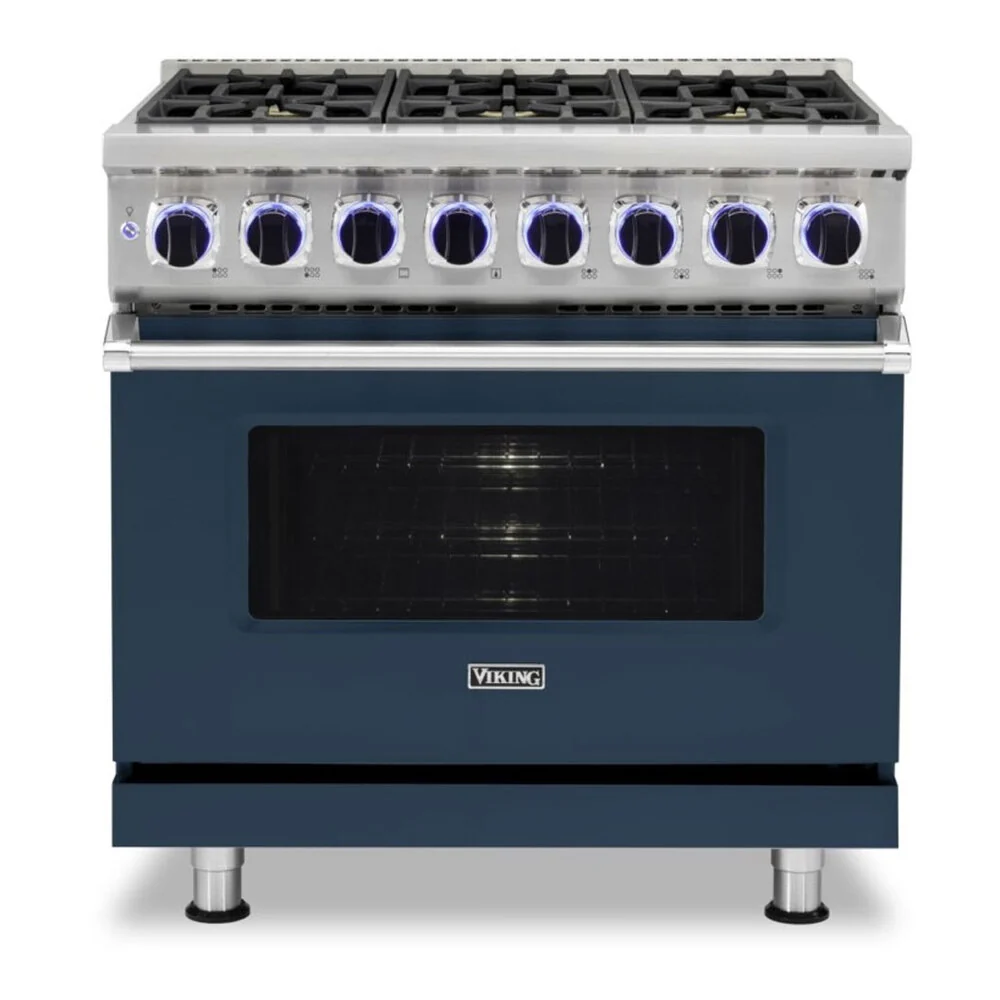 Viking 7 Series 36 inch Dual Fuel Range with 6 Sealed Burners - VDR73626B* - Image 6