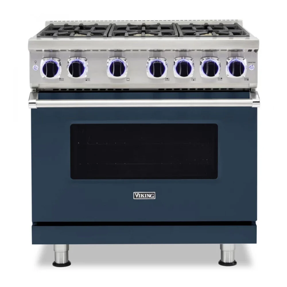 Viking 7 Series 36 inch Sealed Burner Gas Range with 6 Burners - VGR73626B* - Image 10