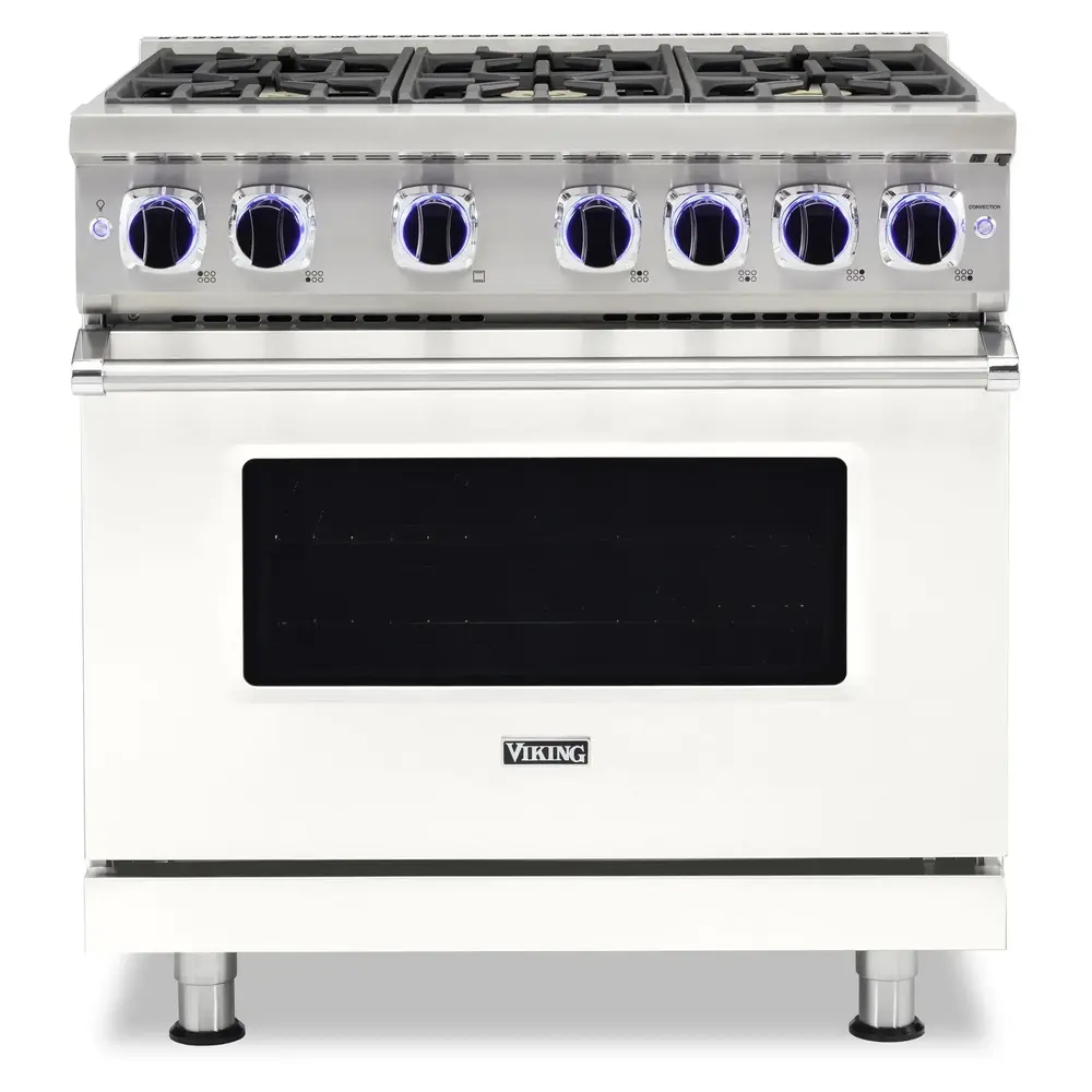 Viking 7 Series 36 inch Sealed Burner Gas Range with 6 Burners - VGR73626B* - Image 11