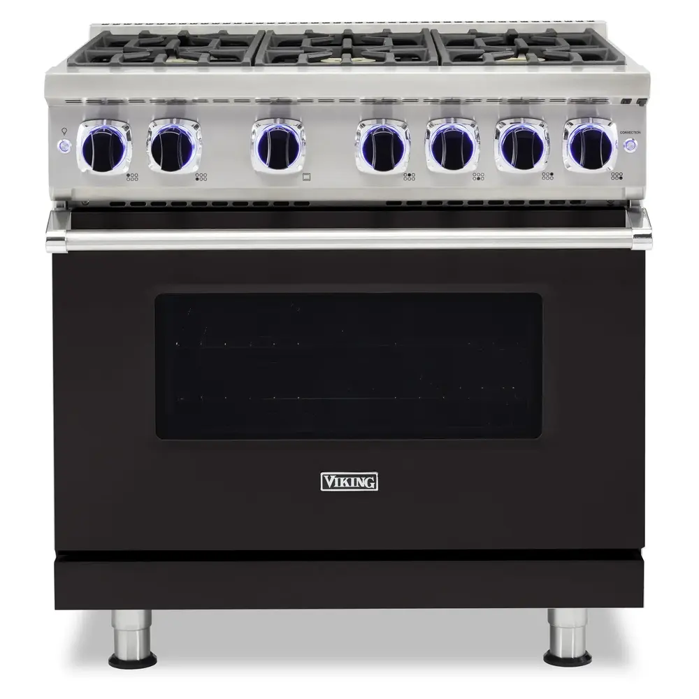 Viking 7 Series 36 inch Sealed Burner Gas Range with 6 Burners - VGR73626B* - Image 12