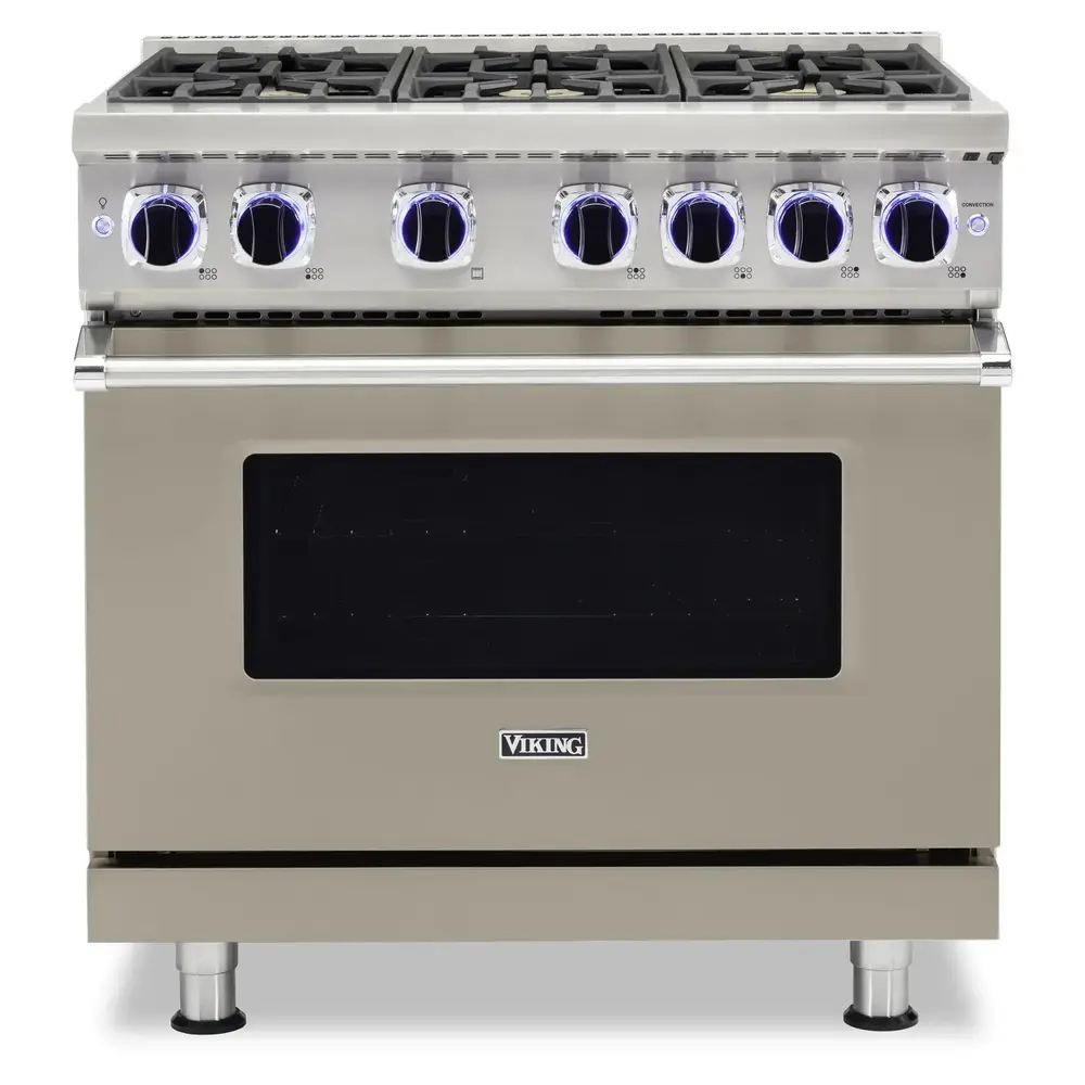 Viking 7 Series 36 inch Sealed Burner Gas Range with 6 Burners - VGR73626B* - Image 14