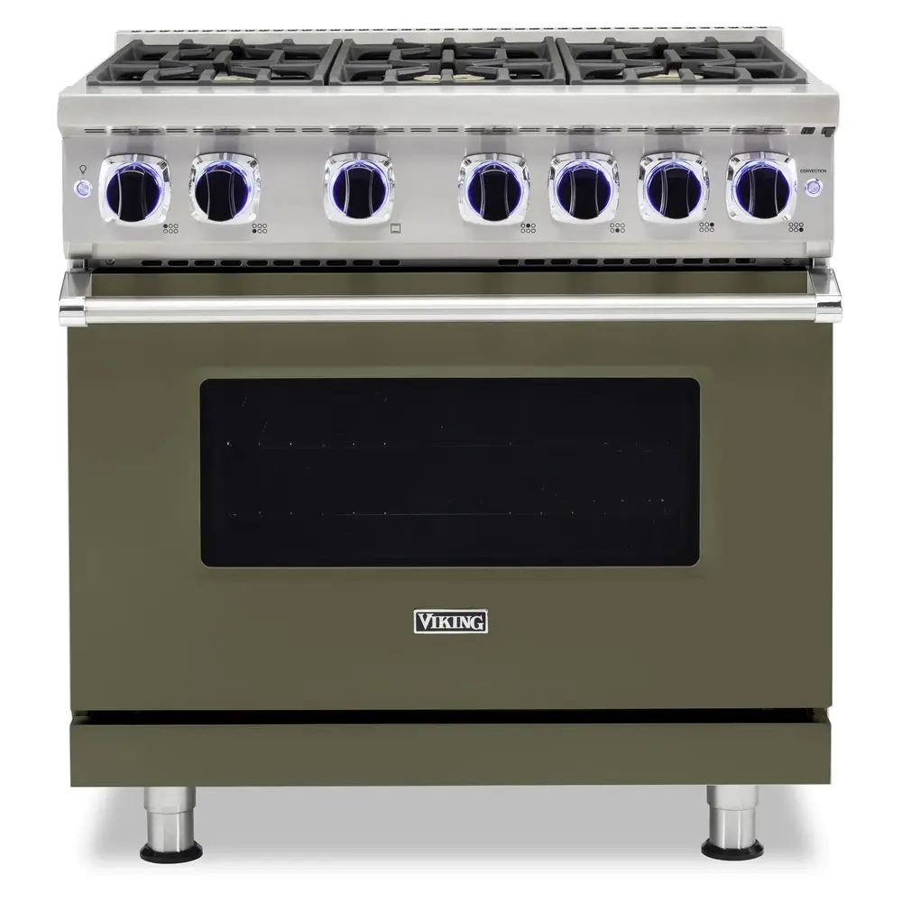 Viking 7 Series 36 inch Sealed Burner Gas Range with 6 Burners - VGR73626B* - Image 15