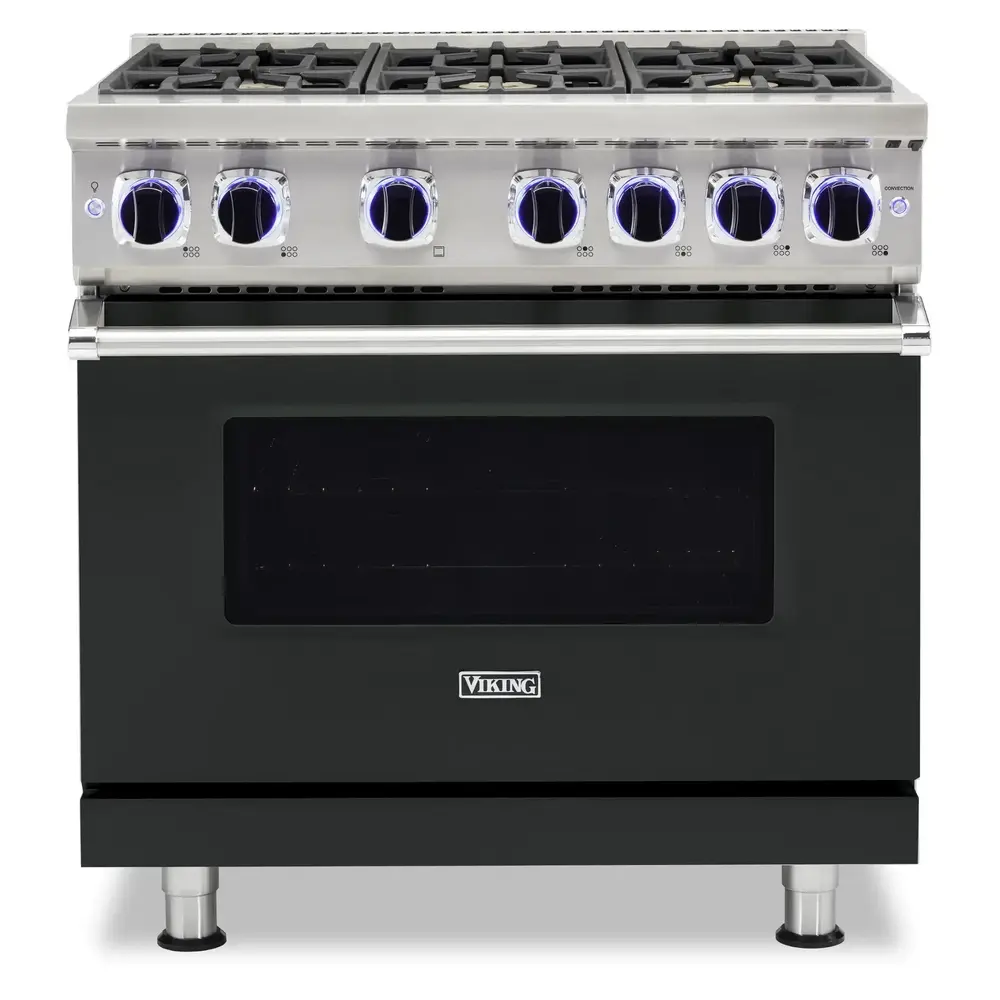 Viking 7 Series 36 inch Sealed Burner Gas Range with 6 Burners - VGR73626B* - Image 23