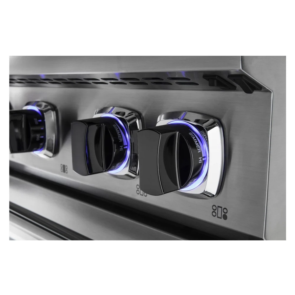 Viking 7 Series 36 inch Sealed Burner Gas Range with 6 Burners - VGR73626B* - Image 4