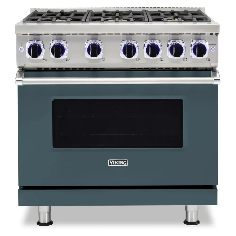 Viking 7 Series 36 inch Sealed Burner Gas Range with 6 Burners - VGR73626B* - Image 7