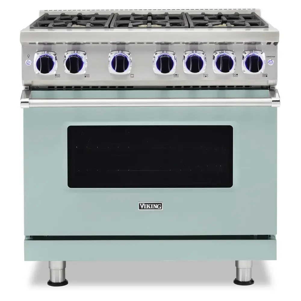 Viking 7 Series 36 inch Sealed Burner Gas Range with 6 Burners - VGR73626B* - Image 8
