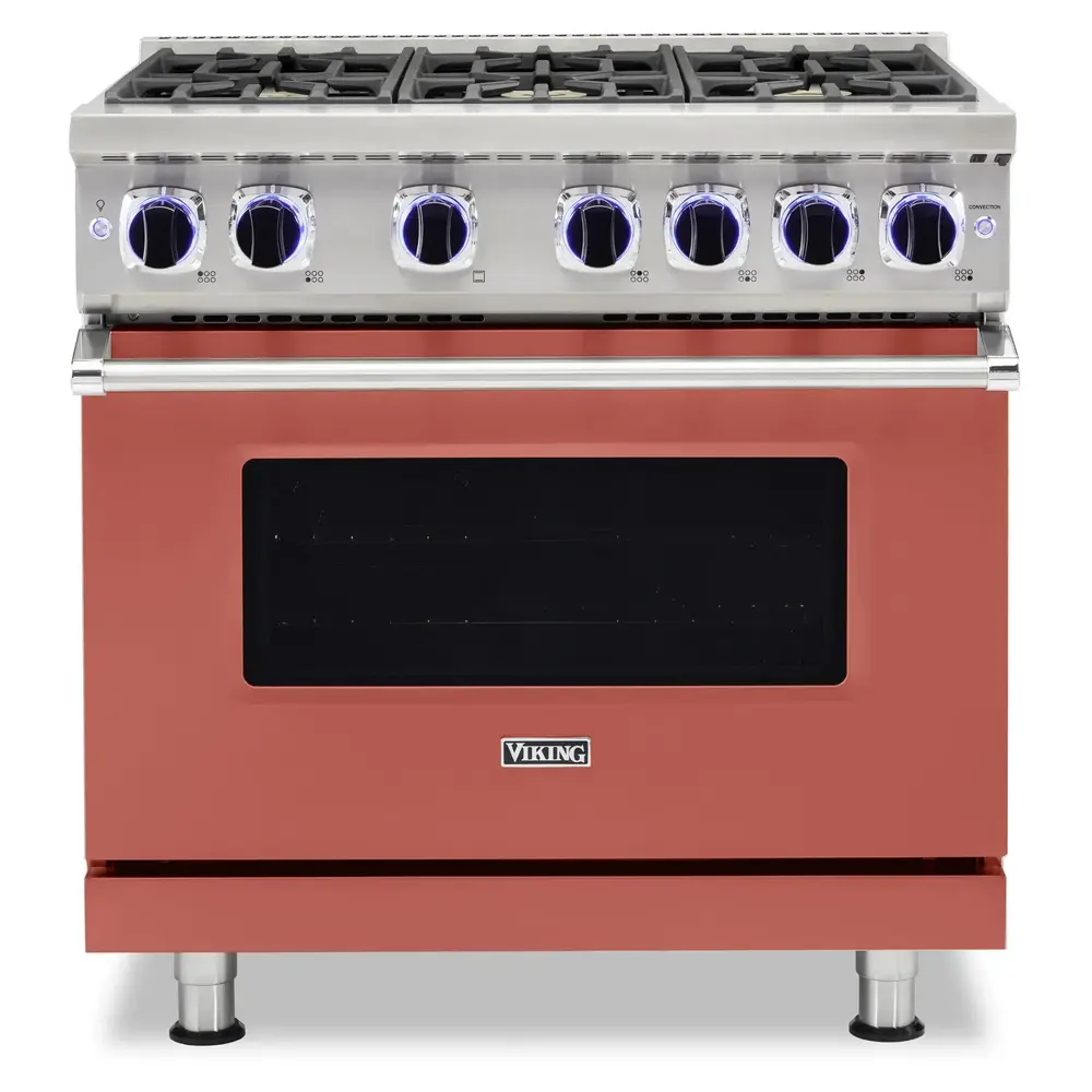 Viking 7 Series 36 inch Sealed Burner Gas Range with 6 Burners - VGR73626B* - Image 9