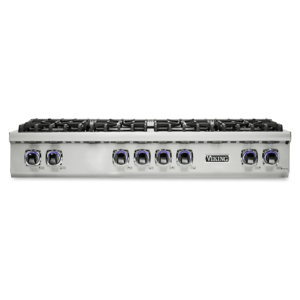 Viking 7 Series 48 inch Gas Rangetop with 6 Sealed Burners and Griddle  - VRT7486GSS* - Image 3
