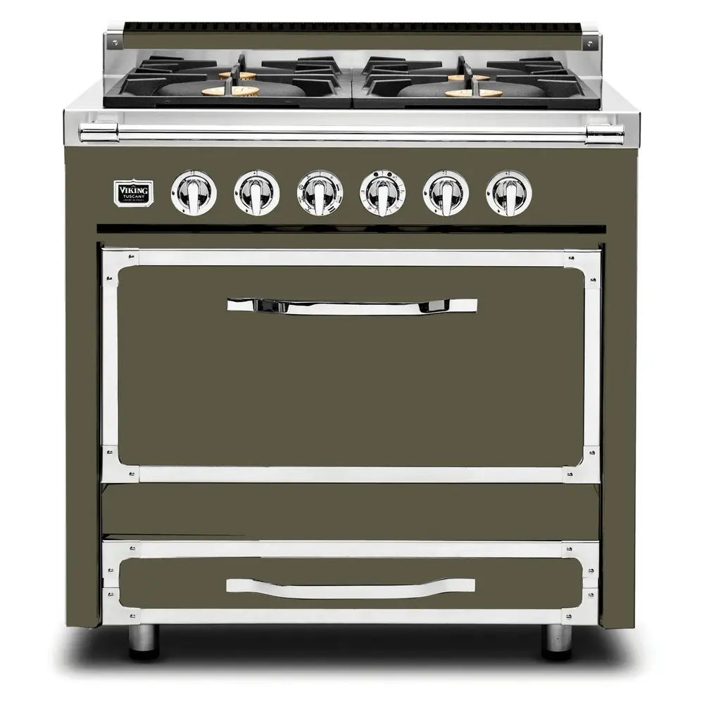 Viking Tuscany Series 36 inch Dual Fuel Range with 4 Sealed Burners - TVDR3614B* - Image 16
