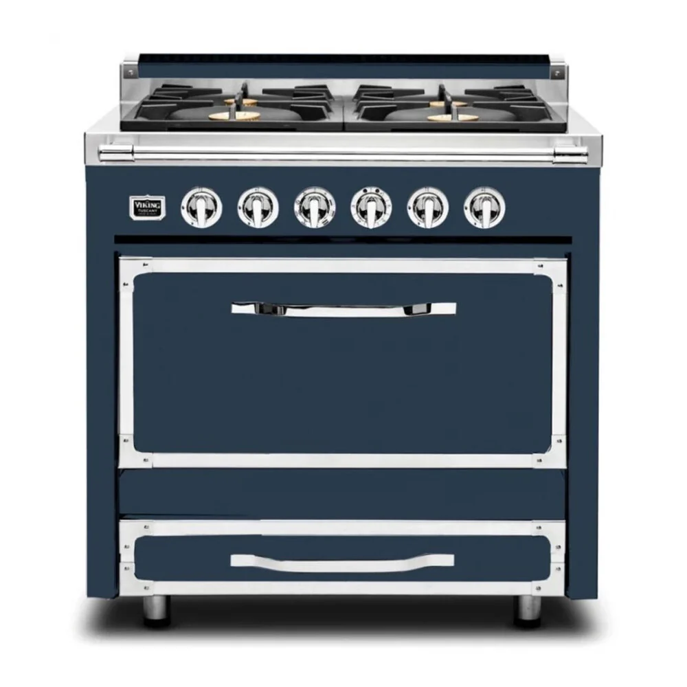 Viking Tuscany Series 36 inch Dual Fuel Range with 4 Sealed Burners - TVDR3614B* - Image 21
