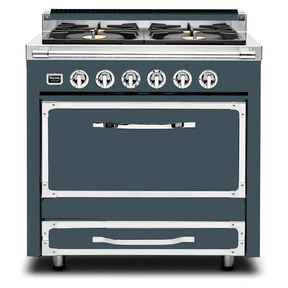 Viking Tuscany Series 36 inch Dual Fuel Range with 4 Sealed Burners - TVDR3614B* - Image 24