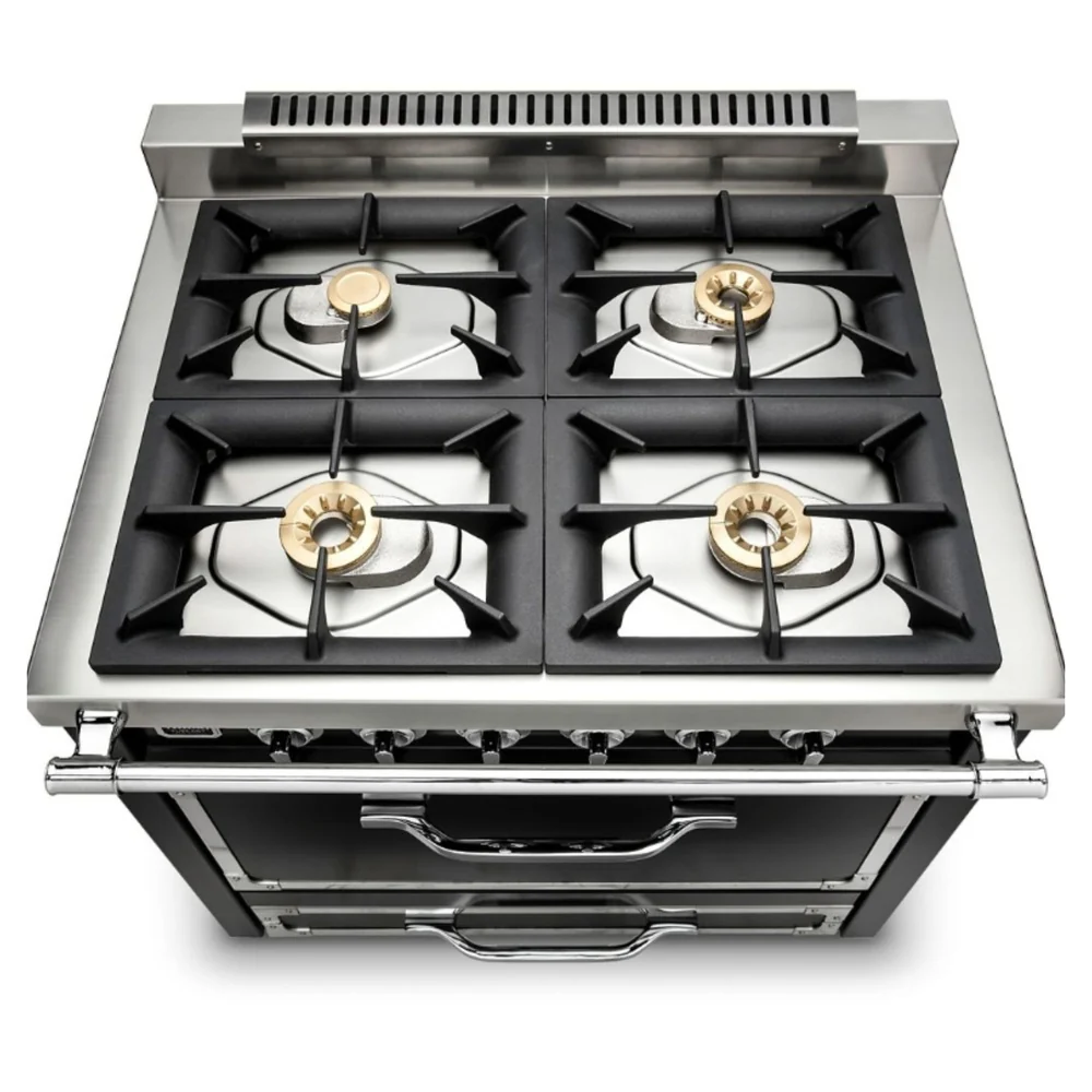 Viking Tuscany Series 36 inch Dual Fuel Range with 4 Sealed Burners - TVDR3614B* - Image 5