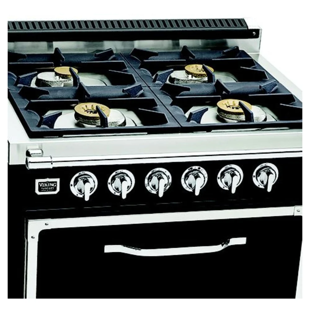 Viking Tuscany Series 36 inch Dual Fuel Range with 4 Sealed Burners - TVDR3614B* - Image 7