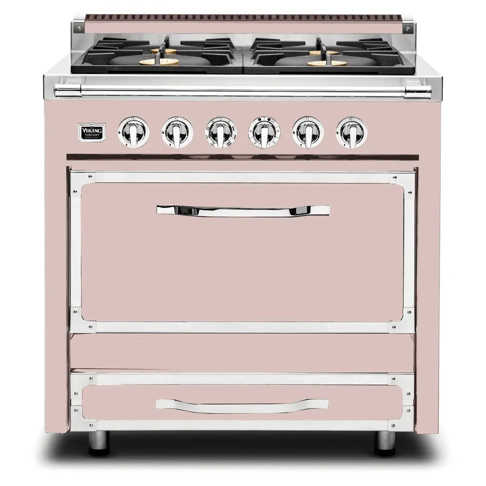 Viking Tuscany Series 36 inch Dual Fuel Range with 4 Sealed Burners - TVDR3614B* - Image 9