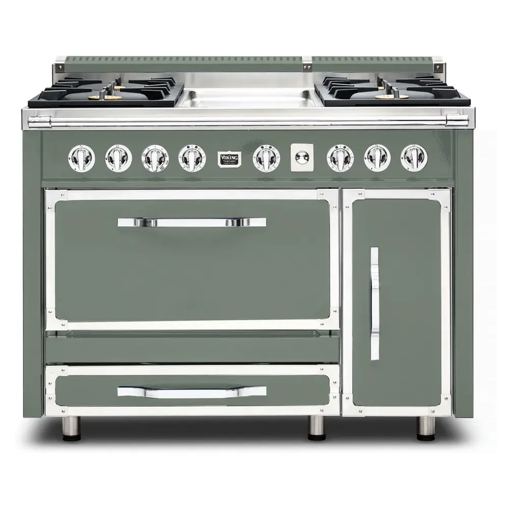 Viking Tuscany Series 48 inch Dual Fuel Range with 4 Sealed Burners and Griddle - TVDR4814G* - Image 13
