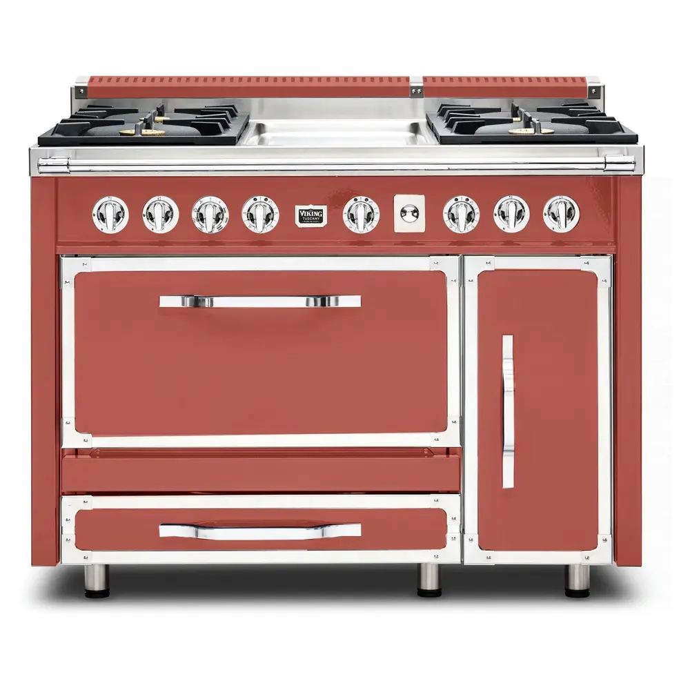 Viking Tuscany Series 48 inch Dual Fuel Range with 4 Sealed Burners and Griddle - TVDR4814G* - Image 22