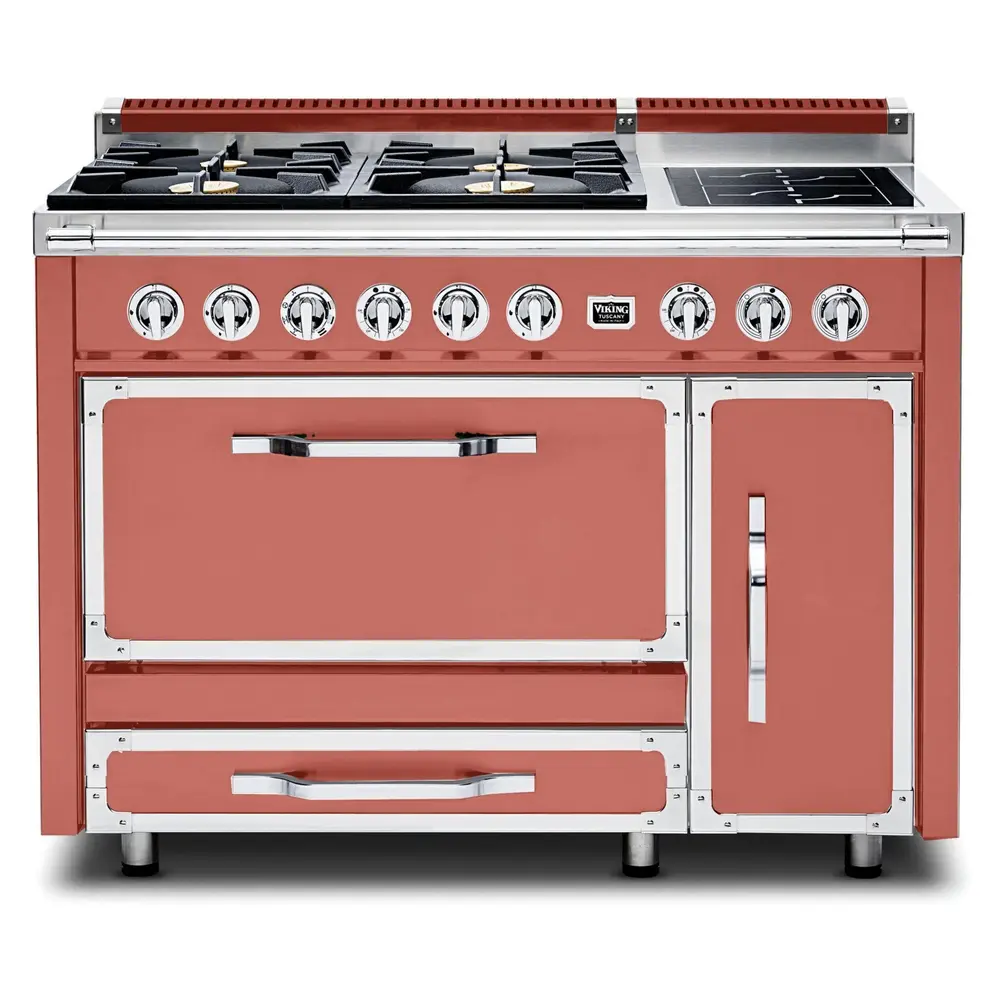 Viking Tuscany Series 48 inch Dual Fuel Range with 4 Sealed Burners - TVDR4814I* - Image 12