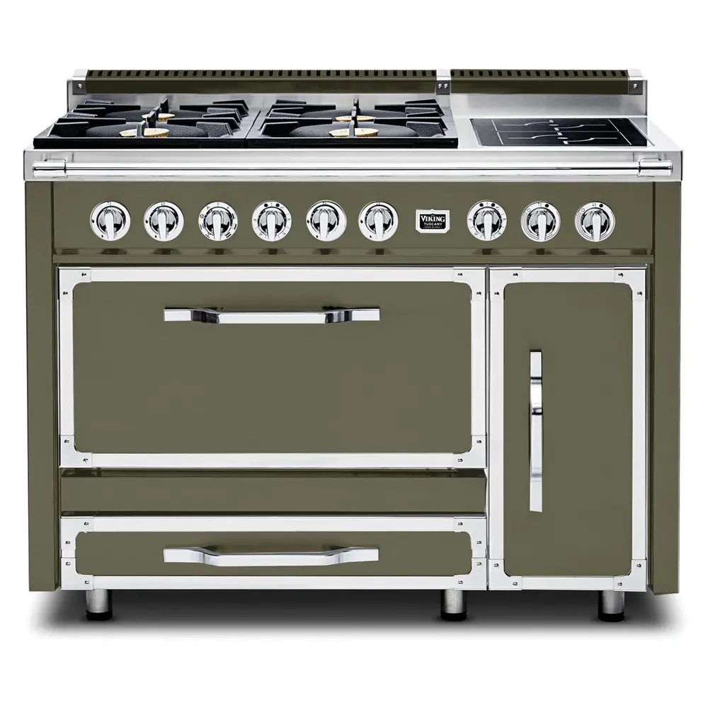 Viking Tuscany Series 48 inch Dual Fuel Range with 4 Sealed Burners - TVDR4814I* - Image 23