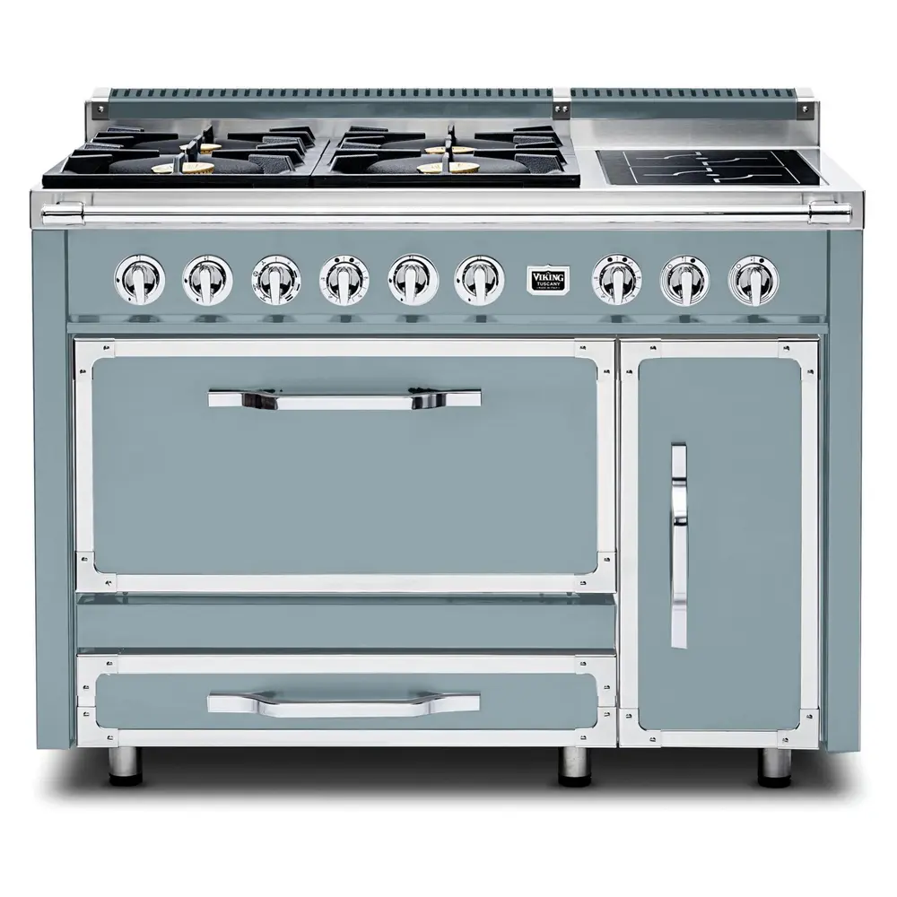 Viking Tuscany Series 48 inch Dual Fuel Range with 4 Sealed Burners - TVDR4814I* - Image 8