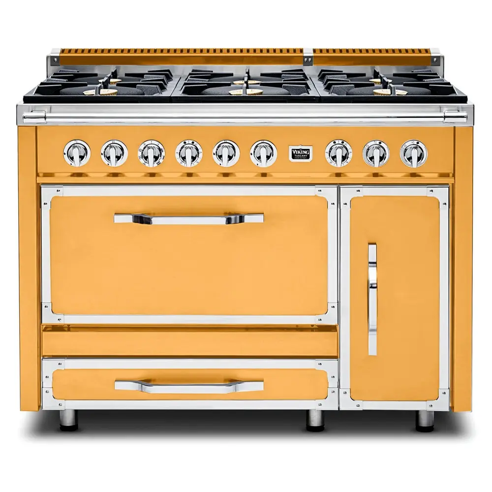 Viking Tuscany Series 48 inch Dual Fuel Range with 6 Sealed Burners - TVDR4816B* - Image 10