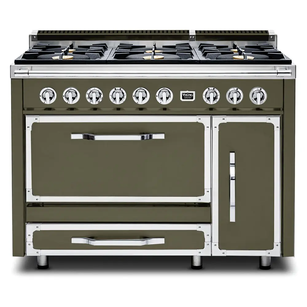 Viking Tuscany Series 48 inch Dual Fuel Range with 6 Sealed Burners - TVDR4816B* - Image 15