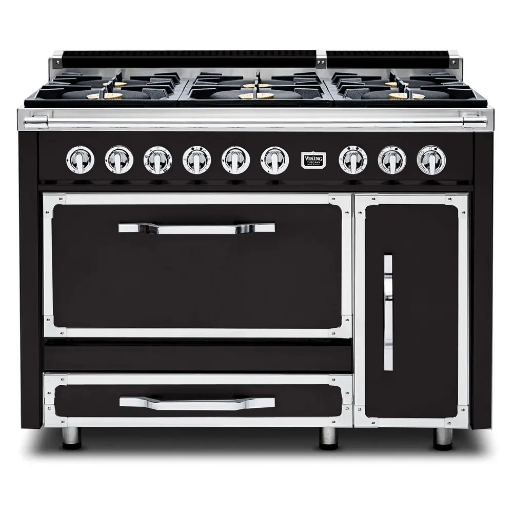 Viking Tuscany Series 48 inch Dual Fuel Range with 6 Sealed Burners - TVDR4816B* - Image 18