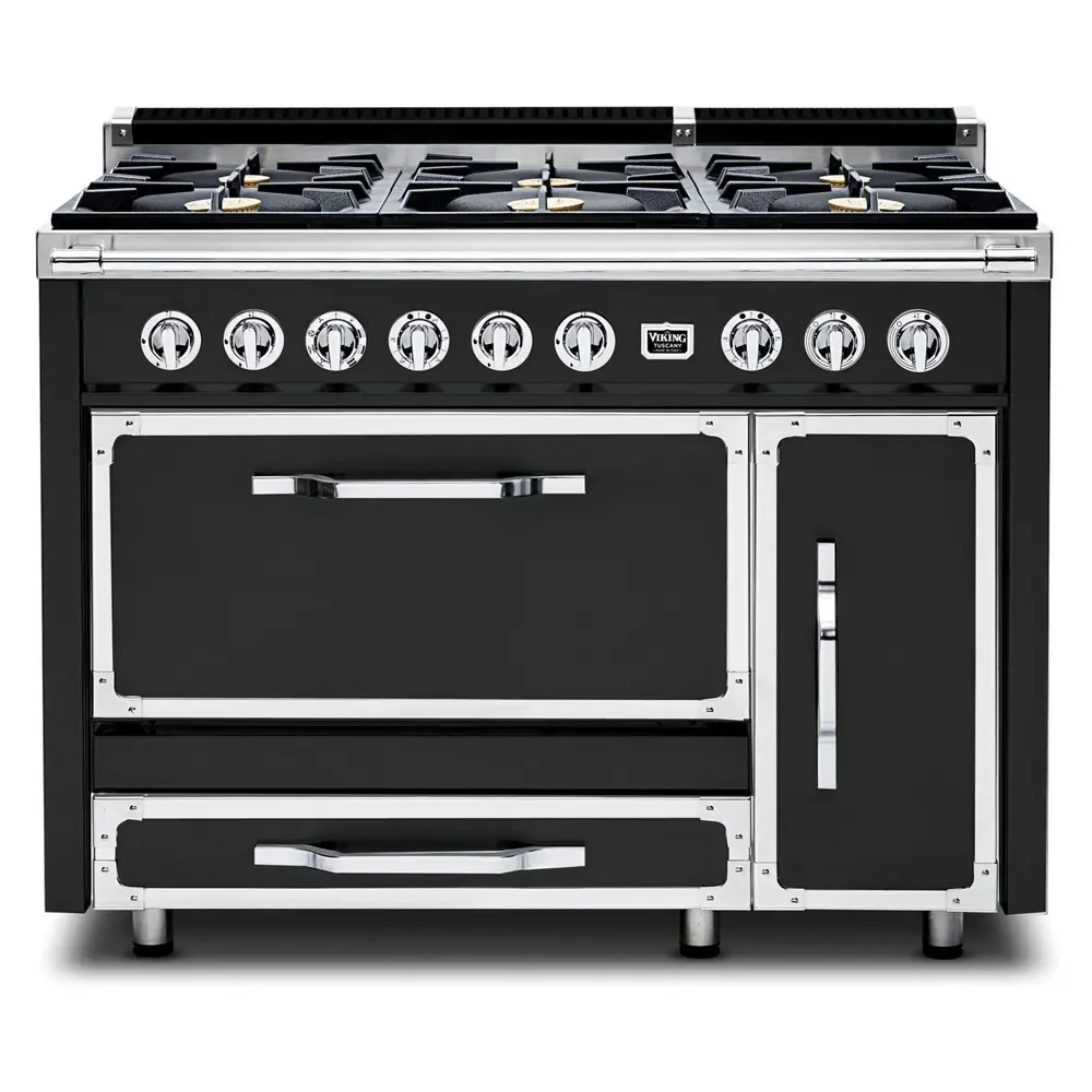 Viking Tuscany Series 48 inch Dual Fuel Range with 6 Sealed Burners - TVDR4816B* - Image 7