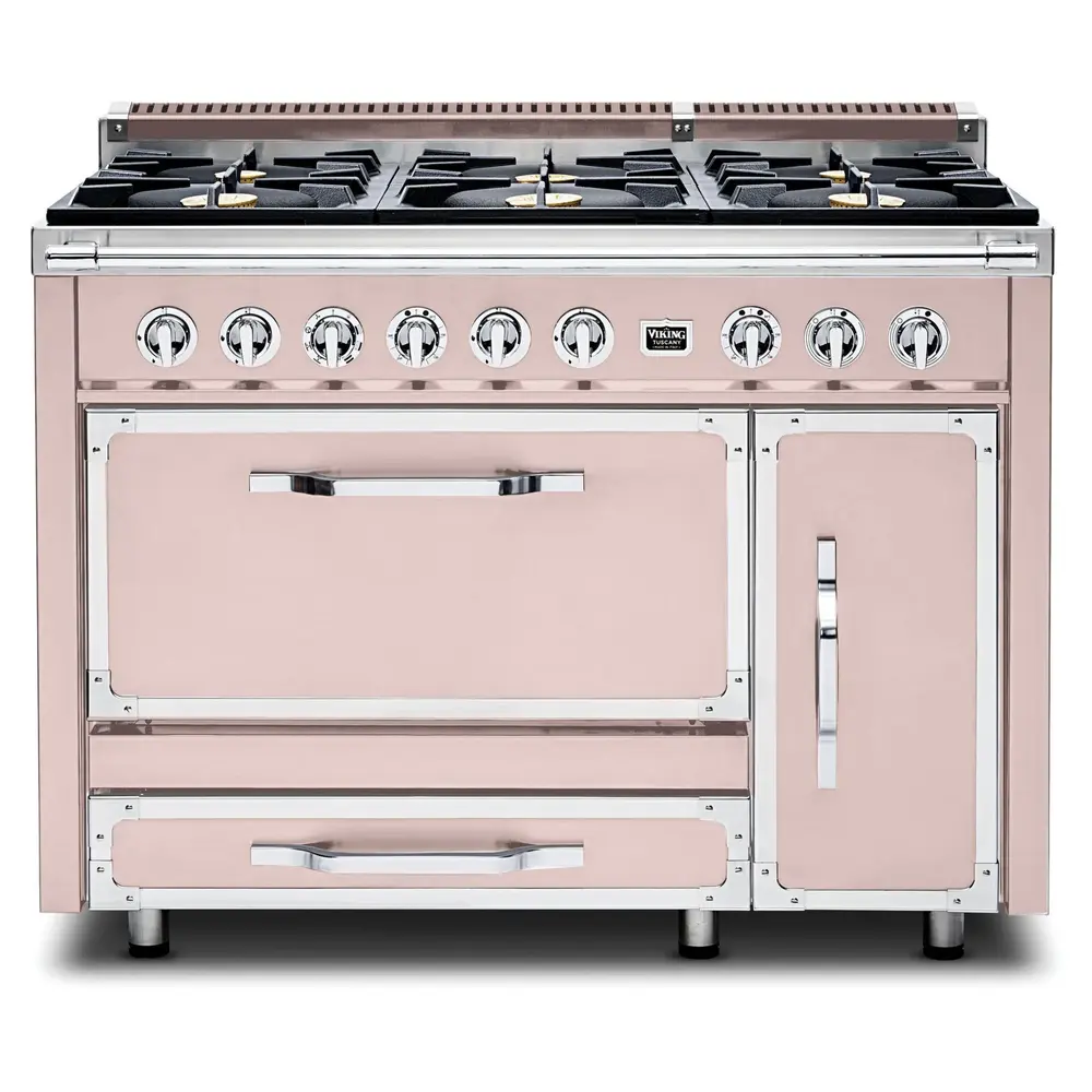 Viking Tuscany Series 48 inch Dual Fuel Range with 6 Sealed Burners - TVDR4816B* - Image 8