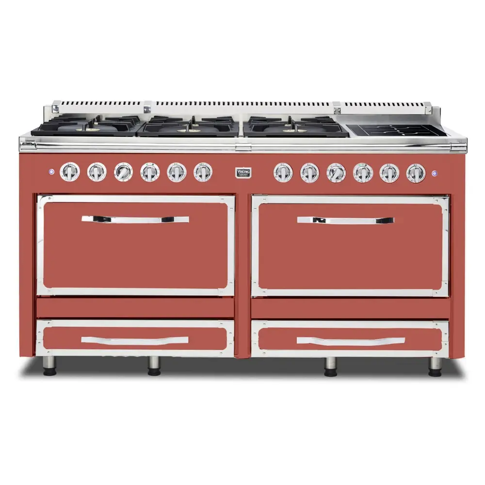 Viking Tuscany Series 66 inch Dual Fuel Range with 8 Sealed Burners and 2 Elements - TVDR6616I* - Image 11