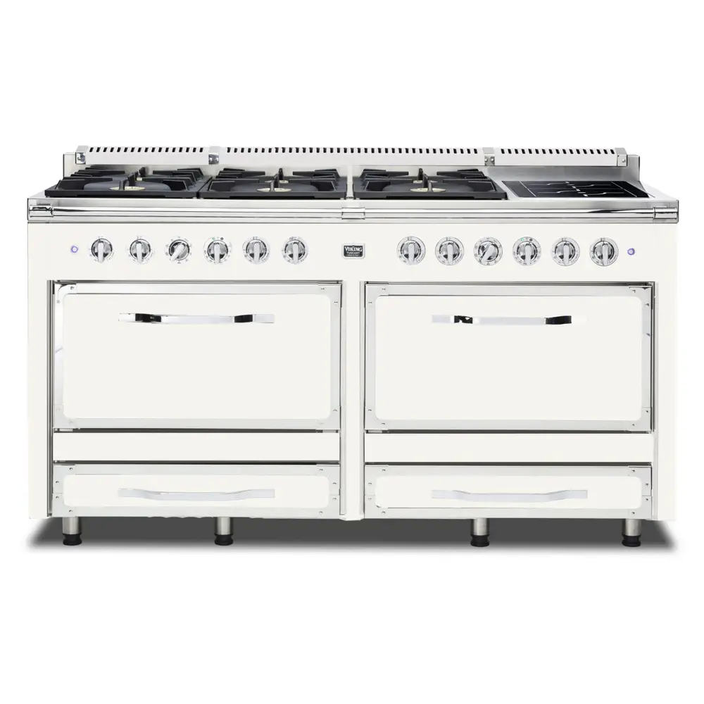 Viking Tuscany Series 66 inch Dual Fuel Range with 8 Sealed Burners and 2 Elements - TVDR6616I* - Image 13