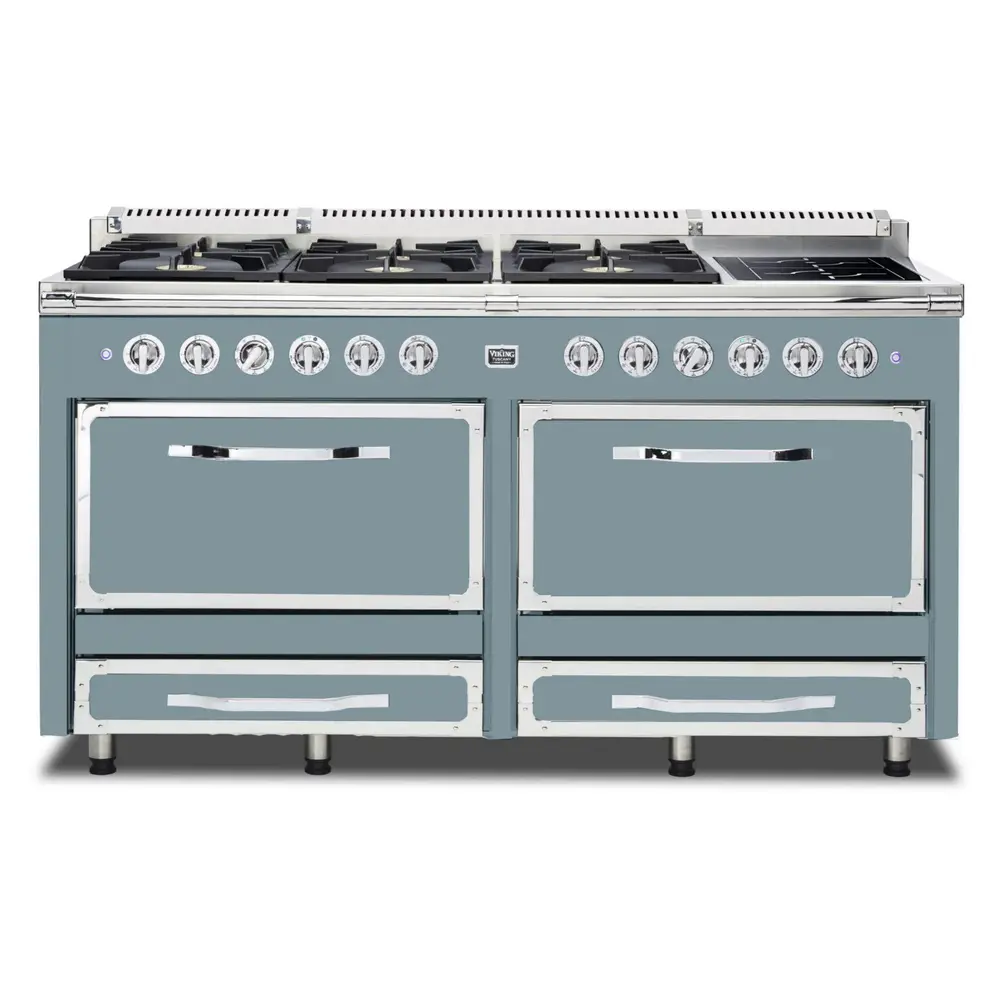 Viking Tuscany Series 66 inch Dual Fuel Range with 8 Sealed Burners and 2 Elements - TVDR6616I* - Image 15