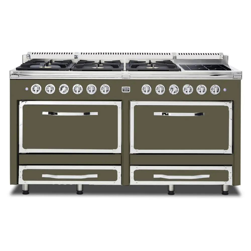 Viking Tuscany Series 66 inch Dual Fuel Range with 8 Sealed Burners and 2 Elements - TVDR6616I* - Image 17
