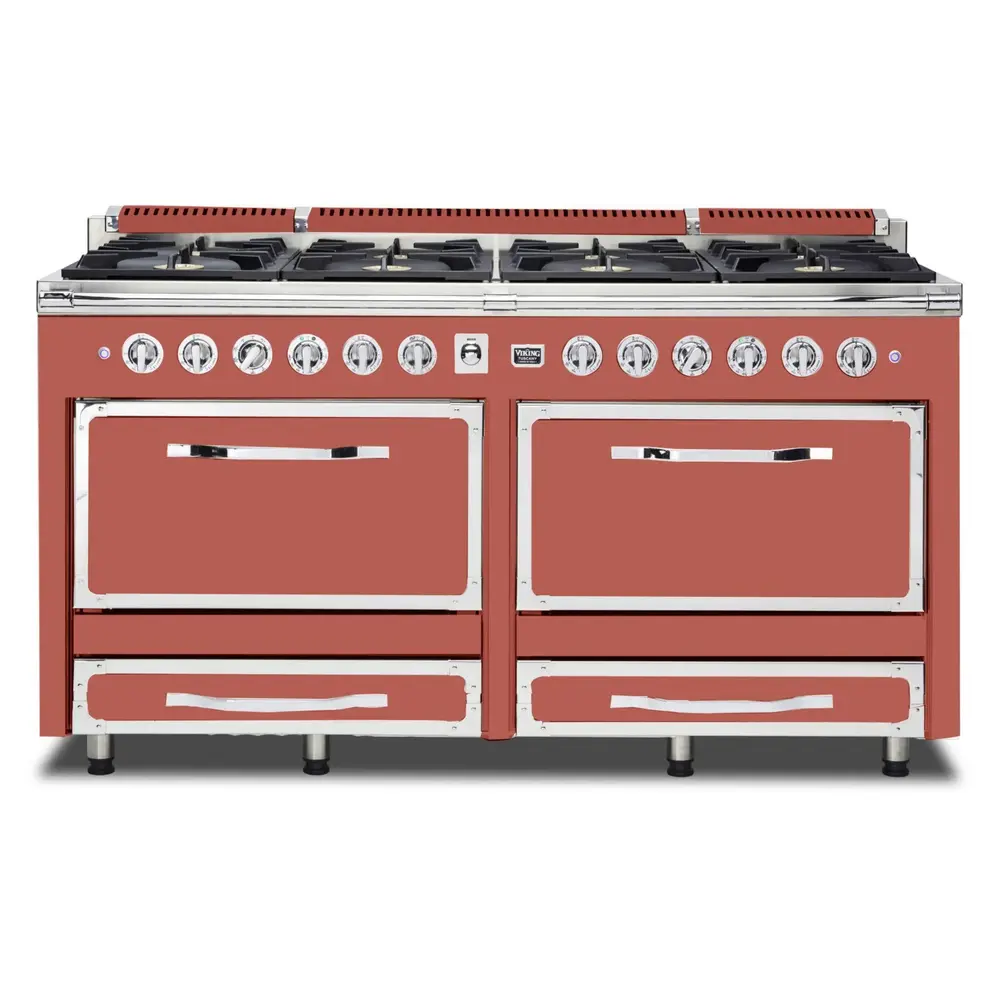 Viking Tuscany Series 66 inch Dual Fuel Range with 8 Sealed Burners - TVDR6618B* - Image 9
