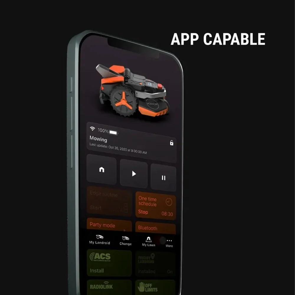 Worx Landroid Vision 20V Boundaryless Robotic Lawn Mower - Image 4
